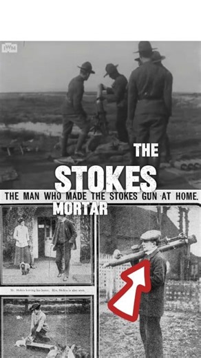 This newsreel Sep 1917 footage, IWM IWM 119, shows the speed at which a mortar team can get shells over a target. Demonstration for the Duke of Connaught, of the 3-inch mortar by British troops with American officers under training for the Duke of Connaught. Sir Wilfred Stokes designed the mortar in January 1915 and by the end of the war 11,331 3-inch Stokes mortars were manufactured in Britain #WW1 #WWI #DYK #ww1history #capcut #history | This Day In WWI