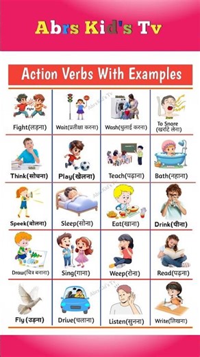 Action Verbs With Figures