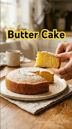 How to make a perfect butter cake at home #cakerecipe #easybaking #viralrecipe #recipeshorts