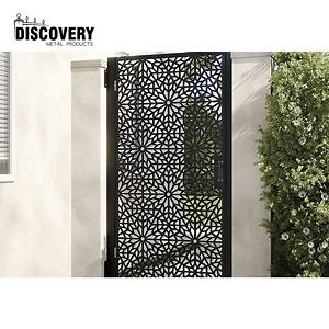 [Hot Item] New Style Horizontal Single Panel Modern Main Gate Design Aluminium Gate