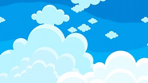 Motion Graphic of Sky with clouds background | Free Stock Video Footage