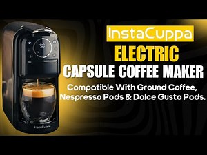 "How to Use the InstaCuppa 3-in-1 Capsule Coffee Maker | Quick & Easy Guide!"