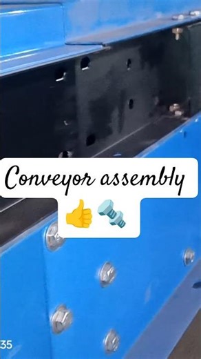 Guess the Conveyor Speed from This Assembly! ⚙️ Trough Belt Conveyor Assembly in 20 Seconds #Shorts