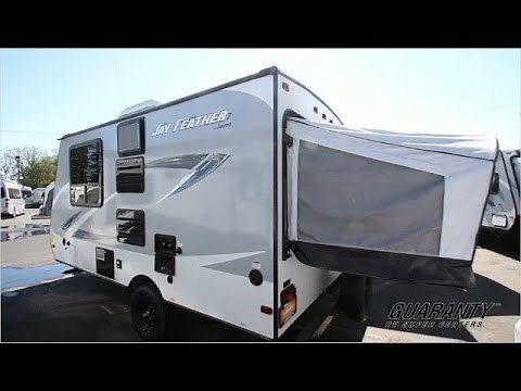 2017 Jayco Jay Feather 16 XRB Hybrid Travel Trailer Video Tour • Guaranty.com