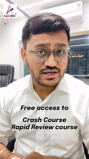 ASPIRE MDS Online course for NEET MDS 2027 starting form 2nd Feb 2026 Course Features: Sunday Live Classes with expert faculty for in-depth theory lectures Physical Quick review notes delivered to your doorstep Extensive library of prerecorded video lecture E-notes for in depth learning 35,000 MCQs for practice Comprehensive test series to assess your progress Personalized mentorship by Dr Bhaumik to track your growth Fees: Rs 11999 Course starts from 2nd Feb Join before 2nd feb for 9999 Access 