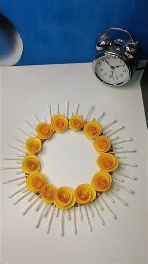 Easy Paper Flower Making || diy paper flowers || Best Out Of Waste Idea #diy #shorts #papercraft