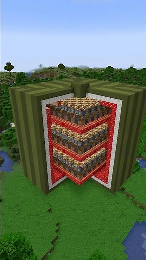 Create Mod Giant Melon Farm 🍉 #modded #minecraft#create #mod #build #buildshowcase #farm
