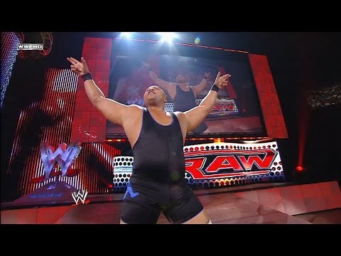 Santino Marella vs D-Lo Brown — D'Lo Brown Returns To WWE: WWE Raw July 21, 2008 HD