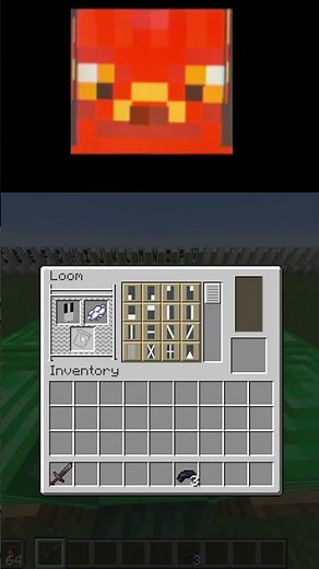 How to make the letter R in Minecraft on a banner