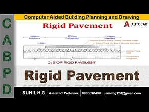 Rigid Pavement in AutoCAD