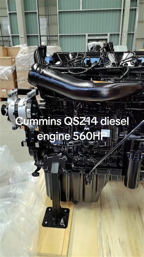 Cummins QSZ14-C560-31 original new production diesel engine power 560HP genuine for industrial construction generator genset boat marine. #engine #power #new #original #construction