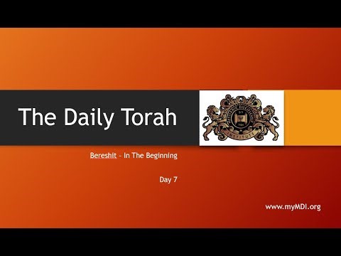 Bereshit / Genesis - Day 7 (5786)