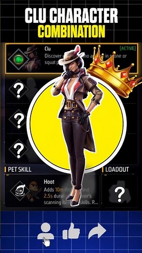 Clu Character Combination | Clu Character Ability | br rank & cs rank best character combination