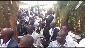 WATCH: A section of NRM leaders who want the First Son, Gen Muhoozi Kainerugaba to take over from his father, President Museveni have unveiled a new political formation dubbed Patriotic League of Uganda (PLU). #MonitorUpdates 🎥 Abubaker Lubowa | Daily Monitor