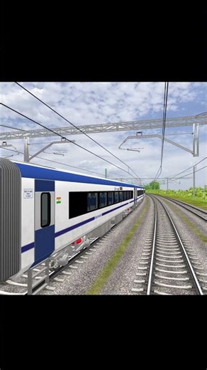 Vande Bharat Express Slow Departure 😱🚆#viral #youtubeshorts #game #wap7 #vairal