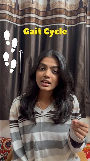 Quick breakdown of gait🦵cycle|Stance+Swing phase explained. #gaittraining #ytshorts #physio