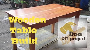 Gawa tayong Simpleng Lamesa from mahogany rough lumber #woodworking #FBVIDEO #doityourself #diy #Philippines | Don DIY Project