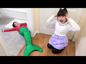 ねみちゃんが人魚になった!?? こうくんも!??