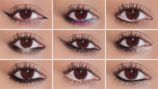 How to: 9 different eyeliner styles in lower lash line | Easy beginner friendly tutorial