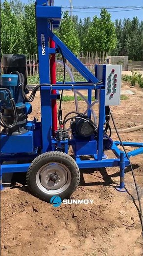 SUNMOY reverse circulation drilling rig working on site