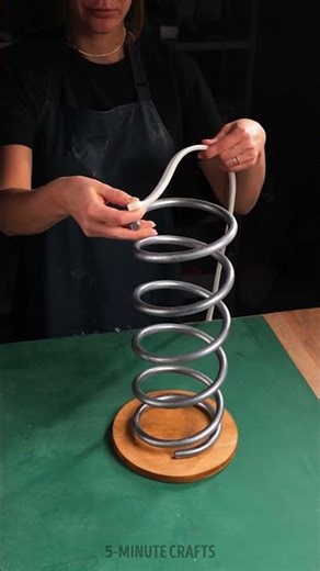 Turning a Truck Suspension Spring Into a Stunning Table Lamp ✨💡