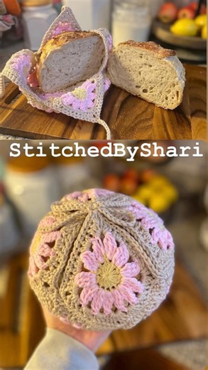 Daisy Sourdough Wrap Crochet Pattern- Fits 6-8 Inch Loaves, Stitchedbyshari Handmade Gift Sourdough Lovers- English PDF Pattern Only. - Etsy