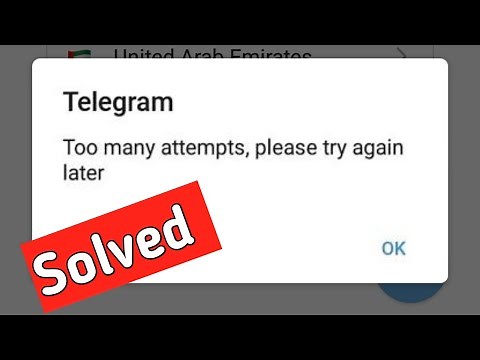 fix telegram too many attempts please try again later 2022
