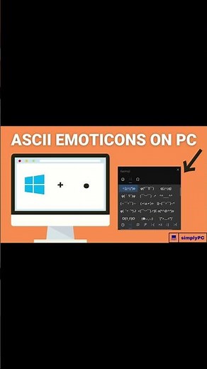 99% PEOPLE DON'T KNOW THIS: How to Type ASCII Emoticons / Kaomoji on PC ¯\\_(ツ)_/¯ #Shorts