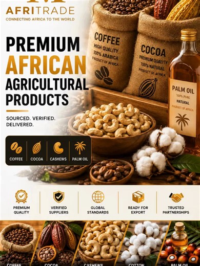African Agricultural Exports: Coffee, Cocoa, Cotton & Palm Oil