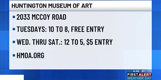 Huntington Museum of Art on First Look at Four