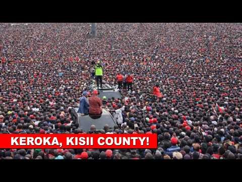 Ruto heart attack as Gachagua roars in Keroka, Kisii County to sell Wantam slogan!🔥