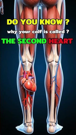 Why Do We Call This The "Second Heart"? 🫀 #healthtips #facts #doctor