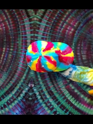 How to Tie dye Hat Easy Trick #diytiedye