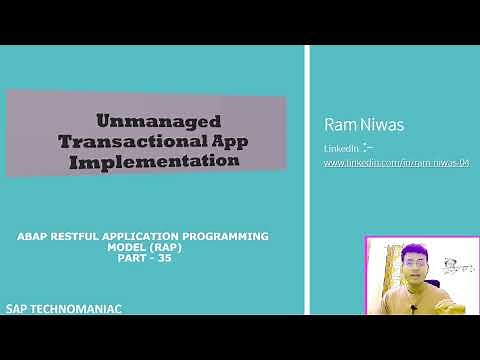 Unmanaged RAP Application (1) - RAP Part 35