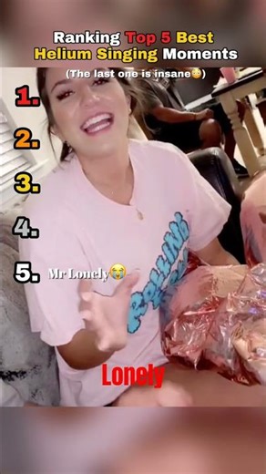 Ranking Best Helium Singing Moments!💀🤯#shorts #funny #ranking