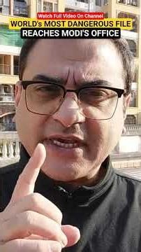 WORLD's MOST DANGEROUS FILE REACHES MODI'S OFFICE #trump #foreignpolicy #geopolitics #modi