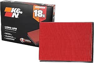 K&N Engine Air Filter: Long Life 18,000 Mile Replacement Air Filter: Compatible with 2010-2024 Toyota/Lexus SUV V6/V8 (4runner, GX460, FJ Cruiser), KNA-2438