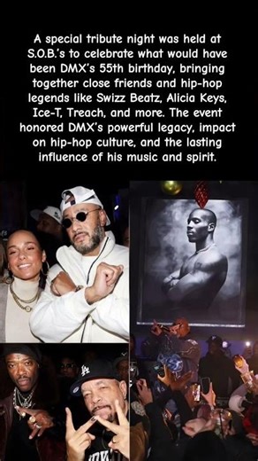 Swizz Beatz, Alicia Keys, Ice-T & More Unite to Honor DMX’s 55th Birthday! #dmx #aliciakeys #shorts