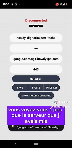 COMMENT CRÉER UN FICHIER DE HOWDY VPN