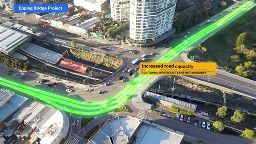 📢 The Epping Bridge Project is now approved. Final design will shortly begin ahead of start of construction 🚧 | Transport for NSW