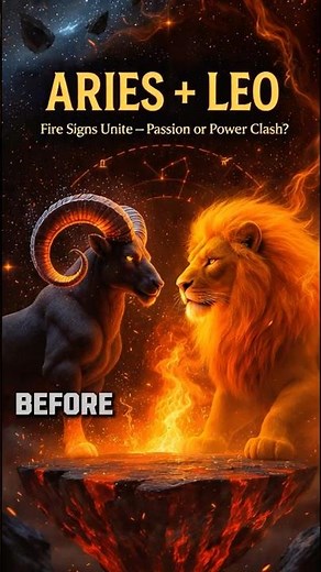 Aries & Leo Compatibility | Passion, Power, and Fiery Love Explained