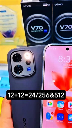 Vivo V70 5G Unboxing Beautiful Look New Design Powerful Mobile#kashitack #unboxing #viralvideo #vivo