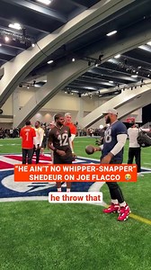 Flacco can still zip it 😂 | Cleveland Browns
