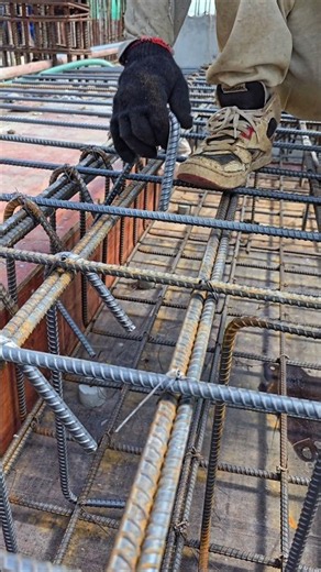 Grip bend beam installations #shorts #construction #building #civilengineering