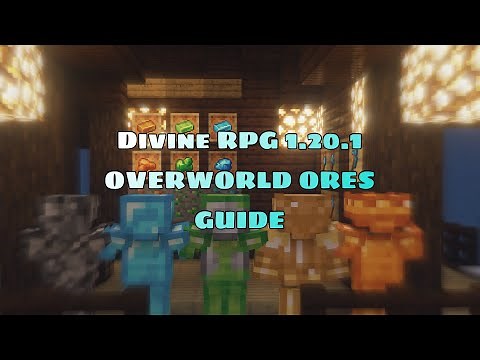 Minecraft 1.20.1 DivineRPG Guide - The Overworld Ores