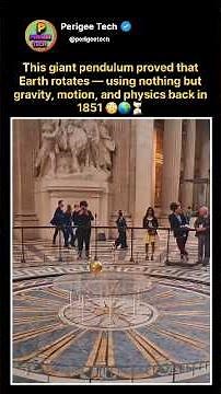 This Pendulum Proved Earth Rotates 😳🌍 #shorts #science #physics #earth #space #astronomy #viral