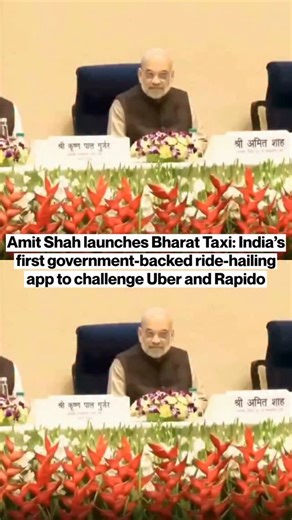 The Now India on Instagram: "Union Cooperation Minister Amit Shah on Thursday unveiled Bharat Taxi, India’s first ride-hailing platform driven by the cooperative sector, following a successful two-month pilot phase. The service has been rolled out in Delhi-NCR and Gujarat to begin with and is planned to expand nationwide across all states and Union Territories over the next two to three years. Speaking at the launch, Shah said Bharat Taxi will eventually operate across the entire country, from K
