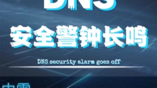 DNS安全警钟长鸣#科技 #高防IP #DDoS #网络安全