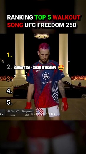 Ranking UFC White House Walkout Moments 🥶 #ufc