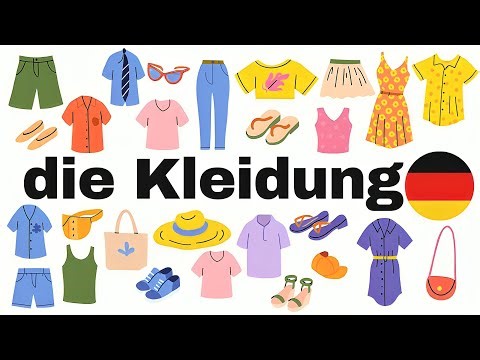 Learn German Clothing Vocabulary 👕 | die Kleidung A1 German Lesson